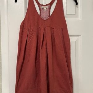 Silence + Noise - Women's Top Halter Racerback Patchwork Pleated on Back